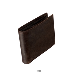 Vintage Style Men's Crazy Horse Genuine Cowhide Leather <b>Wallet</b> with Money Bag <b>RFID</b> Open Closure Long Length Bifold Short <b>Wallet</b> - Product Image 2