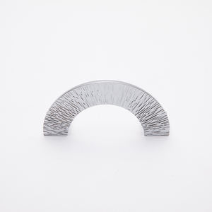 Qiansi Gerijpte Messing Demi Lune Kast Handgrepen Halve Ring Trekt Meubelgrepen Ronde Dressoirknoppen Keukenhardware - Product Image 4