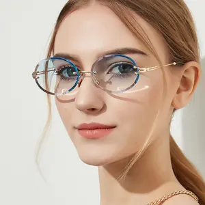 Round Fashion Glasses Small Round Frames Sunglasses Unique Glasses For Women Wholesale Cheap Price Good Quality