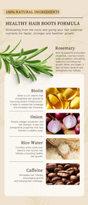 卸売カスタムオーガニック栄養ヘアグロース＆抜け毛防止オイル（ビオチン、ローズマリー、キャスターオイル配合）-プライベートラベルOEM/ODM - Product Image 3