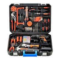 Ensemble d'outils électriques sans fil multifonctionnel de 112 pièces, perceuse électrique, coffret d'outils, perceuse électrique