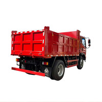 Новый и подержанный самосвал HOWO 4X2 10 тонн, 6 колес, для Африки, Sinotruk 160 л.с., 10 куб. м, самосвал 4x2