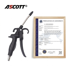 Pistolet de nettoyage haute pression 1/4"NPT avec contrôle de débit de précision, pistolet à air industriel pour l'élimination de la poussière, pistolet pneumatique - Product Image 5