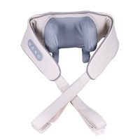 Masseur cervical chauffant avec fonctions de pétrissage, de minuterie et de physiothérapie infrarouge pour les épaules et le cou, alimenté par USB, modèle XO-CF51
