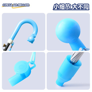 ร่มเด็กยูนิคอร์นสีรุ้ง 100 ซม. เปิดแบบแมนนวล ป้องกันรังสียูวี ลายการ์ตูน สำหรับใช้ในโรงเรียน - Product Image 2