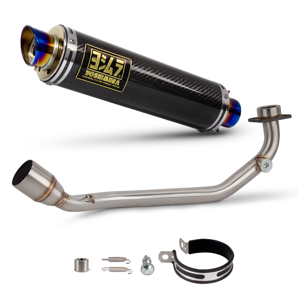 Yoshimura Hurricane GP-89 Carbon Muffler for Yamaha SMAX155
