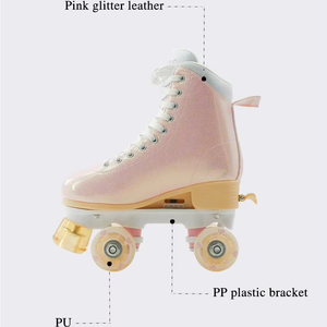 <span class=keywords><strong>Pattini</strong></span> a rotelle Quad di alta qualità per adulti <span class=keywords><strong>pattini</strong></span> a rotelle con ruote in PU lampeggianti - Product Image 5