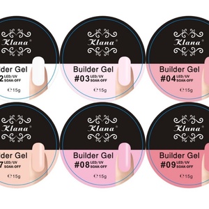 Oem Nail Supplies Soak Off Nail Extension Gel Polish Custom Vegan Organic PrivateLabel Color UV Gel <b>Builder</b> for Nail Salon - Product Image 4