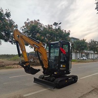 En Stock: Excavadora de Cadenas Sany SY26U de 2.6 Toneladas, Mini Excavadora con Accesorios Opcionales, Tanque de 30L para Jardín, Granja y Pequeños Trabajos de Construcción