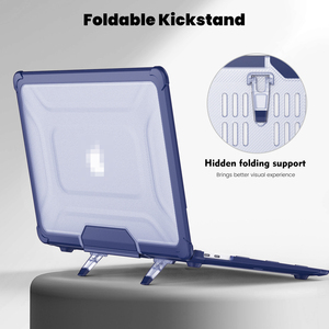 TPU Anti Drop Shock Protection Transparent Case Fold Starry Sky Stand Housse de protection pour MacBook Pro Air 13 14 16 Inch2018 2020 - Product Image 6