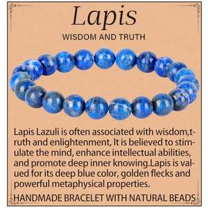 Joyería de piedra Natural de alta calidad, venta al por mayor, cuentas de piedra de ojo de Tigre, pulsera de cuentas de Color sólido para hombres y mujeres - Product Image 6