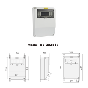 Boîte de <span class=keywords><strong>prise</strong></span> murale <span class=keywords><strong>électrique</strong></span> industrielle B&J <span class=keywords><strong>étanche</strong></span> IP67 IK08 en ABS pour intérieur/<span class=keywords><strong>extérieur</strong></span> <span class=keywords><strong>avec</strong></span> fonction de jonction - Product Image 5