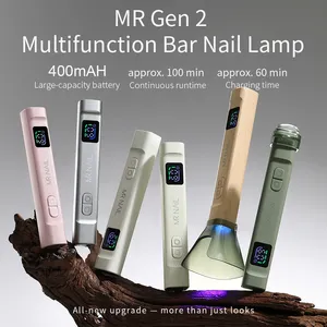 Lampe de photothérapie UV Mrnail, à une seule touche, alimentée par batterie, petite, portable, à induction automatique, mini, séchage rapide - Product Image 1