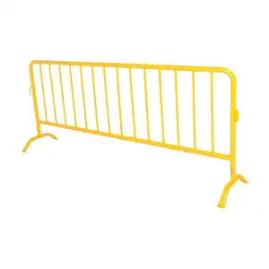 Clôture de barrière Portable barrière de contrôle des foules en métal australie barrière de barricade en métal de sécurité routière standard