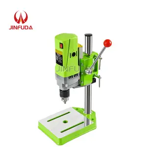 High Variable Speed 710W Small Bench Drills Construction Drilling Machine Press Stand Tool with Wrench Mini Portable Bench Drill