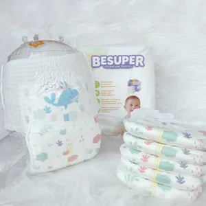 Besuper Free Sample Kids Diaper Wholesale ISO CE Certification Baby Diaper Nappies Wholesale