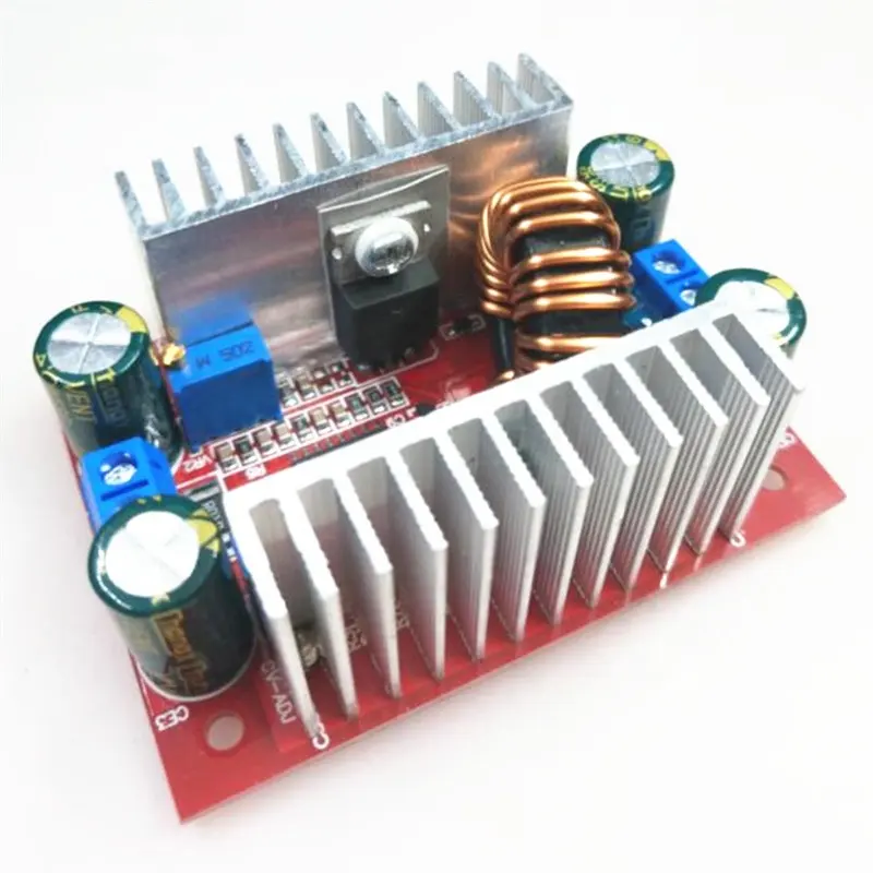 Dc 400W 15A Step-Up Boost chuyển đổi liên tục cung cấp điện hiện tại dẫn lái xe 8.5-50V đến 10-60V Điện áp sạc bước lên mô-đun