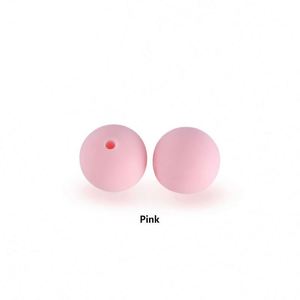 12mm Round <b>Silicone</b> PVC Loose <b>Beads</b> Set Mix Colors Spacing Focal <b>Beads</b> for Jewelry Making & DIY Pen Keychain - Product Image 6