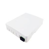 Meilleur prix pour une utilisation en intérieur SC APC Boîte à bornes en fibre optique en plastique 2 cœurs FTTH Infrastructure réseau Façade Panneau de prise