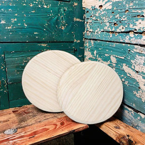 Discos de Madera de Pino Pulidos Personalizados al por Mayor, Corte Láser de 3 mm, Decoración Moderna para Días Festivos y Recuerdo - Product Image 3