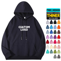 Vente flash : sweats à capuche pour hommes personnalisés en coton 100% avec logo brodé, tissu bouclé, sweats à capuche fins