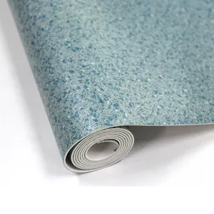 Sử dụng nhà không thấm nước chịu mài mòn 2.0mm Độ dày không thấm nước nhựa DIY Vinyl PVC linoleum CuộN sàn