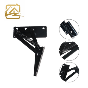 Iron Adjustable <b>Table</b> Lifting Lid Mechanism Spring Hinge Bracket <b>Folding</b> Bed Sofa Spring Hinge - Product Image 2