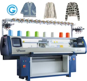 guosheng computerized flat knitting machine for sweaters