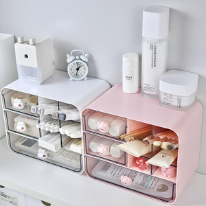Desktop <b>Storage</b> <b>Box</b> <b>Drawer</b> Style Rectangle Multifunctional Neatening Organizer For Desk Stationery Cosmetics Pen Holder - Product Image 4