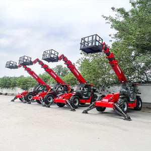 Di alta qualità da 4 tonnellate di Handler telescopico da 14m carrello elevatore telescopico con <span class=keywords><strong>cestello</strong></span> appeso con equipaggio - Product Image 6