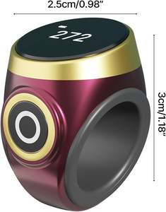 Venta al por mayor: Nuevo contador digital inteligente de tasbih para musulmanes, sencillo y portátil, con anillo de carga integrado. - Product Image 5