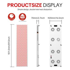 Di grandi dimensioni Full Body infrarossi LED luce rossa pannello terapia 660/850/1060nm 6 Spectrums con Touch Screen LCD tipo in piedi - Product Image 5