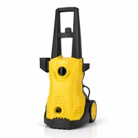 Nettoyeur haute pression portable OEM 1200W-1800W pour usage domestique, auto-amorçant, avec longue poignée pour le nettoyage