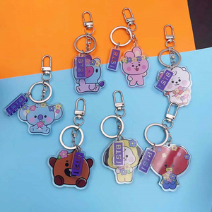 Spot for UV Printed PVC Plastic Cute Cartoon Star Image Peripheral Key Chain Pendant Backpack Bag Decorations Decoration - Product Image 1