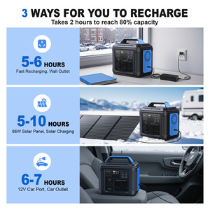 Station d'alimentation portable DB 300W 296Wh, batterie au lithium, générateur solaire pour le camping, les camping-cars, l'utilisation en extérieur, type de prise AU US - Product Image 6