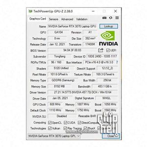 การ์ดจอ RTX 3070m 8G 65MH/s 125W Non LHR สำหรับแล็ปท็อป ปี 2022 ขายดี รุ่น Non LHR Geforce RTX3070 GPU สำหรับแล็ปท็อป - Product Image 4