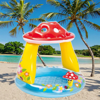 Hot Selling Round Pilzförmiger PVC Baby Sun shade Pool für Kinder