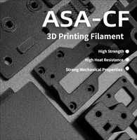 Filament d'imprimante 3D en fibre de carbone ASA 1,75 mm 1 kg Haute résistance Résistant aux UV Excellentes performances thermiques et mécaniques