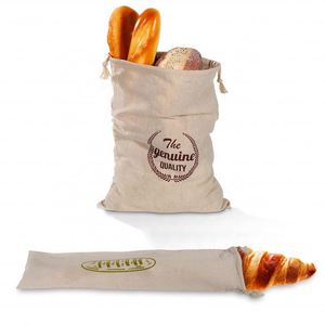 Natural Custom 100% Cotton Linen Clothing Bread Food Bags Plain Cotton Linen <b>Drawstring</b> <b>Pouch</b> Bag - Product Image 3