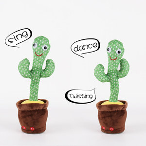 Jouets en peluche à succès en 2023, cadeaux pour enfants, <span class=keywords><strong>cactus</strong></span> chantant amusant, <span class=keywords><strong>jouet</strong></span> en peluche parlant, <span class=keywords><strong>cactus</strong></span> dansant - Product Image 2