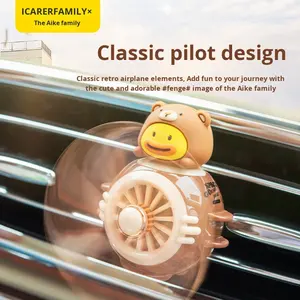 تهوية فاخرة لتزيين العطر بتصميم مبتكر إكسسوارات سيارة بلاستيكية متينة معطر بتصميم لطيف وهدية علاج بالروائح العطرية - Product Image 5