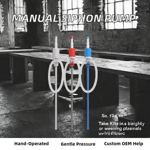 Bomba de Transferencia de Tambor de Baja Potencia Hidráulica Personalizable, Sifón Manual de Plástico para la Industria Automotriz OEM - Product Image 1