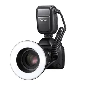 Godox MF-R76 RING76 5000K ماكرو LED مصباح مصمم على شكل حلقة ماكرو ضوء فلاش Speedlite ل DSLR كانون سوني نيكون كاميرا