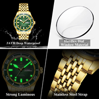 Montres pour hommes Poedagar 609, étanches, lumineuses, montre homme en acier inoxydable, date, jour, montre-bracelet à quartz de luxe pour hommes