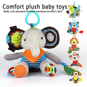 Nouveau-né bébé hochets doux jouets suspendus pour siège auto poussette sensorielle animaux en peluche jouets pour bébé 0-12 mois avec <span class=keywords><strong>anneau</strong></span> de <span class=keywords><strong>dentition</strong></span> - Product Image 2