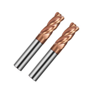 <span class=keywords><strong>Fraise</strong></span> à bout plat HRC55 60 65 à 4 dents en carbure de tungstène, fraises à 3 et 4 dents pour l'acier - Product Image 4