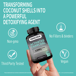 Kapsul arang aktif Label pribadi suplemen makanan - Product Image 2