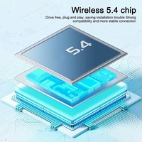 Pastall tout nouvel adaptateur de musique stéréo sans fil récepteur audio émetteur carte TF lecture sortie cc pour adaptateur auxiliaire de téléphone portable