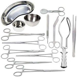 Ensemble complet d'instruments chirurgicaux manuels en acier inoxydable de qualité supérieure, kit médical professionnel pour hôpitaux et cliniques, kit de pansement - Product Image 1