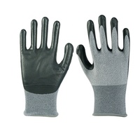 Gants de travail respirants avec certification CE en nylon spandex nitrile NBR de calibre 15